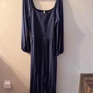 Elegant Navy Blue Jumpsuit